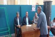 استقرار میز خدمت دامپزشکی در شهرستان ملکان به مناسبت گرامیداشت شهدای خدمت