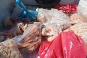 ضبط و معدوم سازی  بیش از 470 کیلوگرم گوشت مرغ و آلایش دامی در شهرستان ملکان