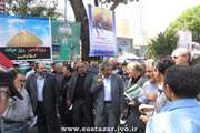 حضور پرشور همکاران اداره کل آذربایجان شرقی در راهپیمایی روز قدس 94