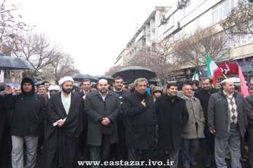 حضور پرشور همکاران دامپزشکی آذربایجان شرقی در راهپیمایی 22 بهمن