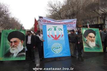 حضور پرشور همکاران دامپزشکی آذربایجان شرقی در راهپیمایی 22 بهمن