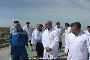 گزارش تصویری بازدید ریاست محترم سازمان دامپزشکی کشور ازمجتمع کشت وصنعت خاوران