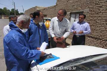 گزارش تصویری عملیات کنترل بیماری لمپی اسکین در استان آذربایجانشرقی