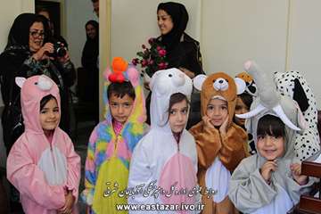 تبریک روز ملی دامپزشکی توسط کودکان پیش دبستان و دبستانی