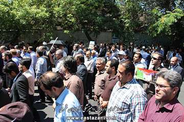 گزارش تصویری حضور همکاران اداره کل دامپزشکی استان در راهپیمایی روز قدس