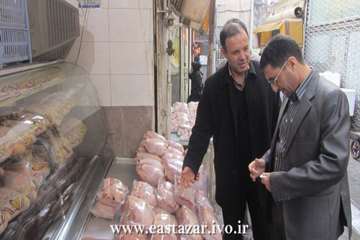 گزارش تصویری بازدید دکتر زندیه مدیرکل دامپزشکی استان آذربایجانشرقی از مراکز عرضه فرآورده های خام دام