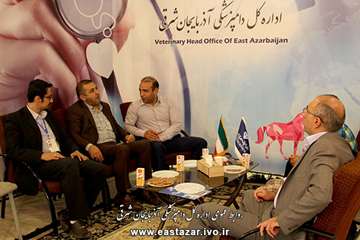 گزارش تصویری از غرفه اداره کل دامپزشکی استان در نمایشگاه