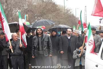 حضور پرشور همکاران دامپزشکی آذربایجان شرقی در راهپیمایی 22 بهمن