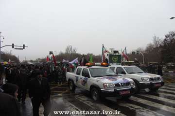 حضور پرشور همکاران دامپزشکی آذربایجان شرقی در راهپیمایی 22 بهمن