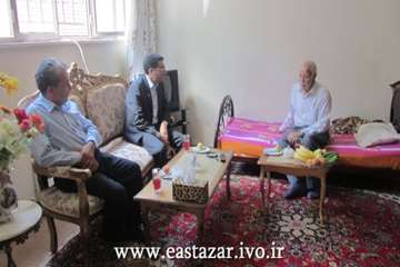 عیادت دکترزندیه از همکاران بازنشسته