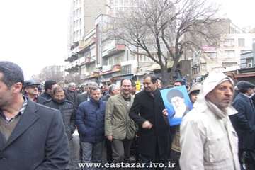 حضور پرشور همکاران دامپزشکی آذربایجان شرقی در راهپیمایی 22 بهمن