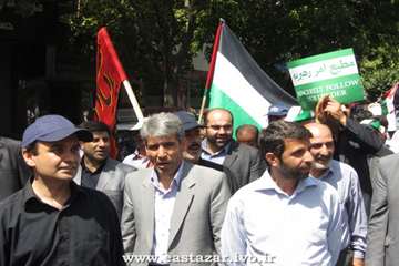حضور پرشور همکاران اداره کل آذربایجان شرقی در راهپیمایی روز قدس 94
