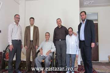 عیادت دکترزندیه از همکاران بازنشسته