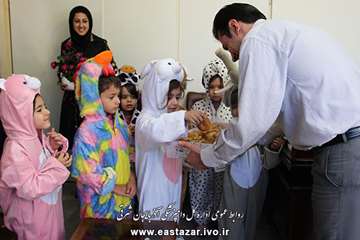 تبریک روز ملی دامپزشکی توسط کودکان پیش دبستان و دبستانی