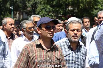 حضور پرشور همکاران اداره کل آذربایجان شرقی در راهپیمایی روز قدس 95