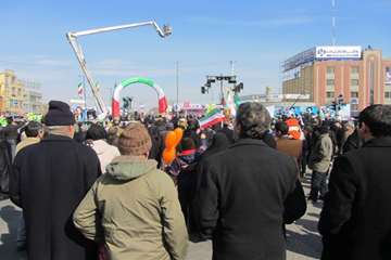 حضور اداره كل دامپزشكي استان در راهپيمايي 22بهمن92