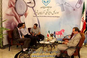 گزارش تصویری از غرفه اداره کل دامپزشکی استان در نمایشگاه