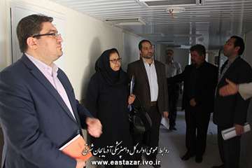 گزارش تصویری بازدید دکتر حقیقی از ساختمان آزمایشگاه های اداره کل دامپزشکی استان