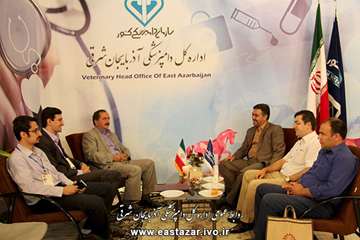 گزارش تصویری از غرفه اداره کل دامپزشکی استان در نمایشگاه