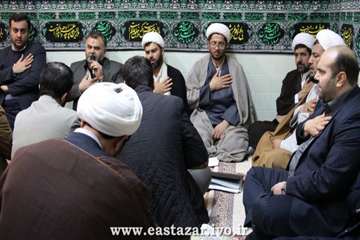 گزارش تصویری از مراسم عزاداری ابا عبدالله الحسین (ع) در اداره کل دامپزشکی استان آذربایجانشرقی