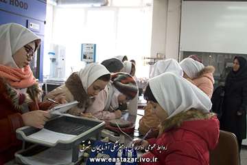 گزارش تصویری بازدید دانش آموزان از آزمایشگاه های دامپزشکی