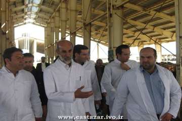 گزارش تصویری بازدید ریاست محترم سازمان دامپزشکی کشور ازمجتمع کشت وصنعت خاوران