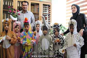 تبریک روز ملی دامپزشکی توسط کودکان پیش دبستان و دبستانی