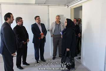 گزارش تصویری بازدید دکتر حقیقی از ساختمان آزمایشگاه های اداره کل دامپزشکی استان