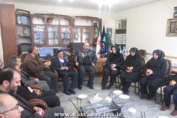 گزارش تصویری ملاقات همکاران اداره کل با مدیرکل دامپزشکی استان