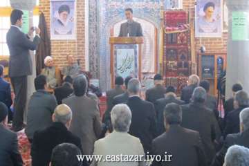 گزارش تصویری دیدار با مسئولین و سخنرانی دکتر زندیه در مراسم نمازجمعه شهرستان هشترود