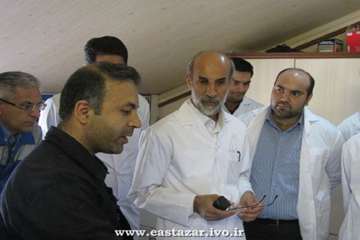 گزارش تصویری بازدید ریاست محترم سازمان دامپزشکی کشور ازمجتمع کشت وصنعت خاوران