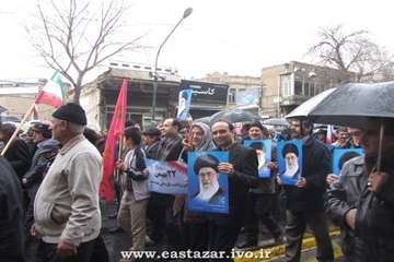 حضور پرشور همکاران دامپزشکی آذربایجان شرقی در راهپیمایی 22 بهمن