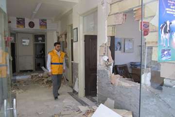 شبكه دامپزشكي شهرستان ورزقان پس از زلزله