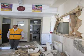 شبكه دامپزشكي شهرستان ورزقان پس از زلزله