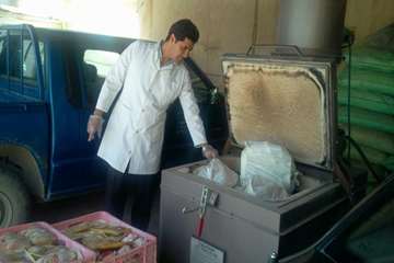 عملكرد شبكه دامپزشكي شهرستان آذرشهر به روايت تصوير