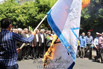 گزارش تصویری حضور همکاران اداره کل دامپزشکی استان در راهپیمایی روز قدس