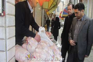 گزارش تصویری بازدید دکتر زندیه مدیرکل دامپزشکی استان آذربایجانشرقی از مراکز عرضه فرآورده های خام دام