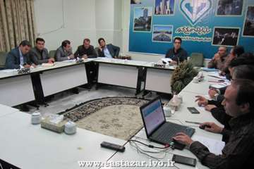 گزارش تصویری جلسه توجیهی کار با سامانه های GISن ظارت و صدور پروانه 