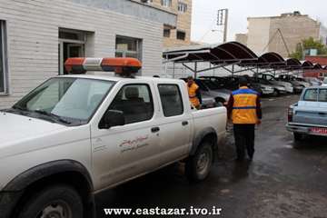 گزارش تصویری مانور پدافند غیر عامل برای مقابله با بیماری آنفلوانزای فوق حاد پرندگان