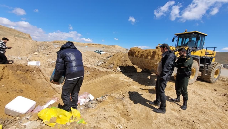 کشف و معدوم سازی آلایش دامی غیر بهداشتی ( روده گوسفند ) و آلایش غیر خوراکی اجزای حرام در شهرستان چاراویماق