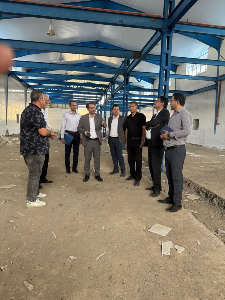 بازدید مدیرکل دامپزشکی استان و هیات همراه از کشتارگاه در حال احداث دام خواجه شهرستان هریس