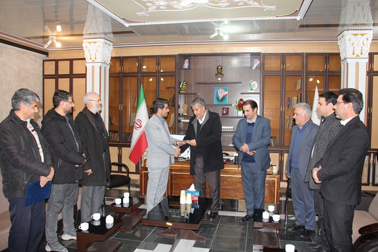 انتصاب سرپرست جدید در اداره دامپزشکی شهرستان ملکان