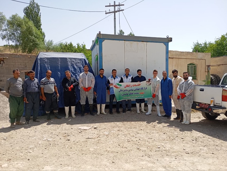 برگزاری اردوی جهادی نهادی ۲ روزه اداره کل دامپزشکی استان در روستاهای کم‌برخوردار هشترود