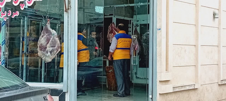 کشف، ضبط و معدوم سازی مقدار 464 کیلوگرم فرآورده های خام دامی غیر قابل مصرف در شهرستان بستان آباد